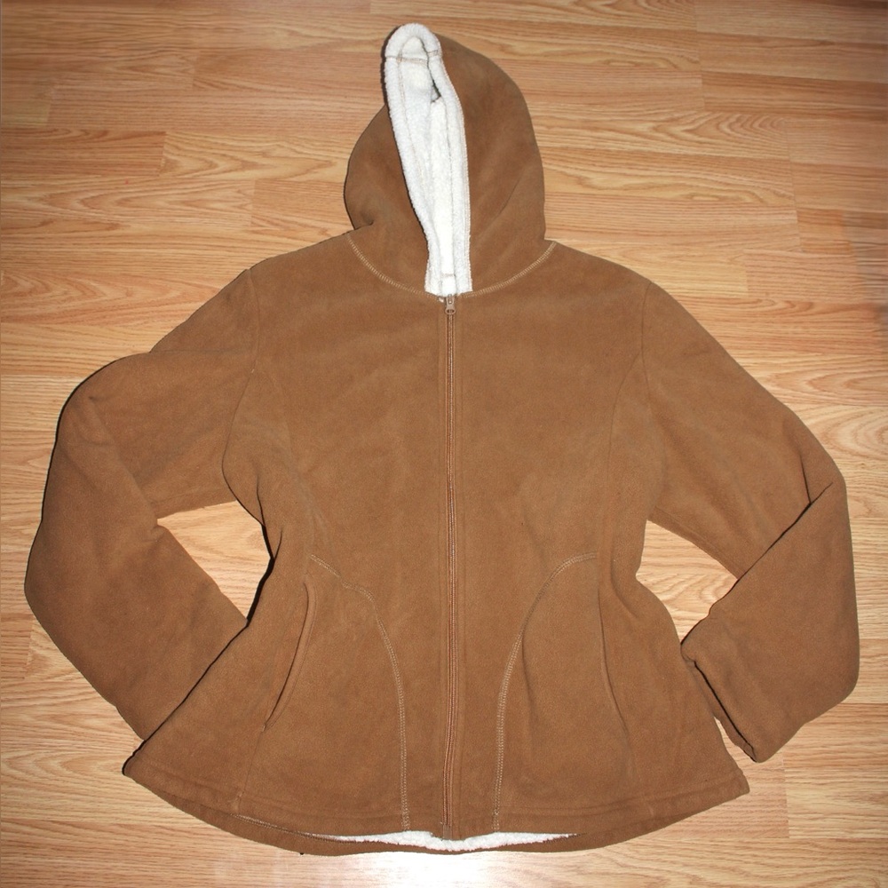 Faded Glory Brown And White Hoodie